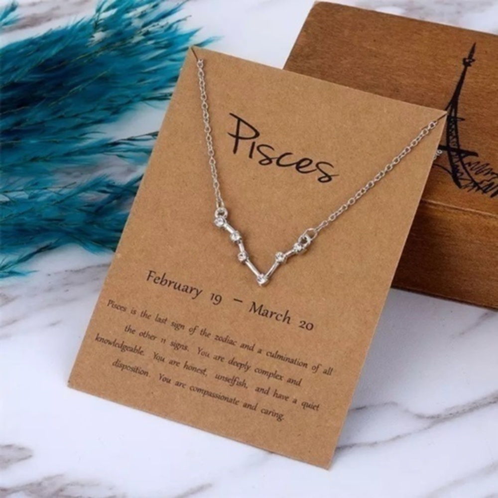 3/$30 ♓️ Pisces Constellation Pendant Necklace